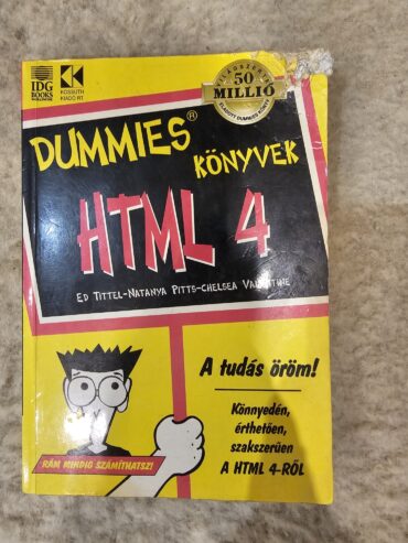 HTML 4. – dummies könyvek