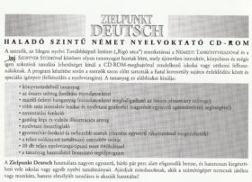 Zielpunkt Deutsch – Haladó szintű német nyelvoktató CD-ROM