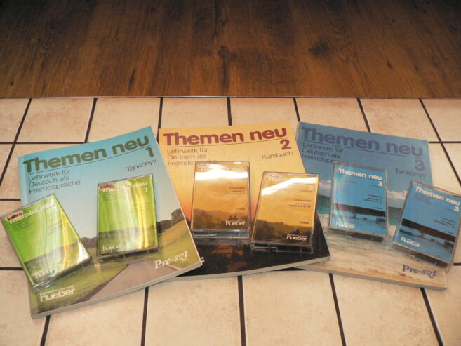 Themen Neu 1-3. (Tankönyvek + munkafüzetek + a könyvek MP3 hanganyaga)
