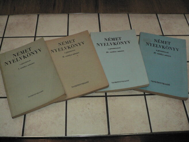 1970-es évekbeli Gimnáziumi német nyelvkönyvsorozat I-IV.