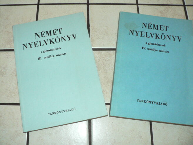 1970-es évekbeli Gimnáziumi német nyelvkönyvsorozat I-IV.