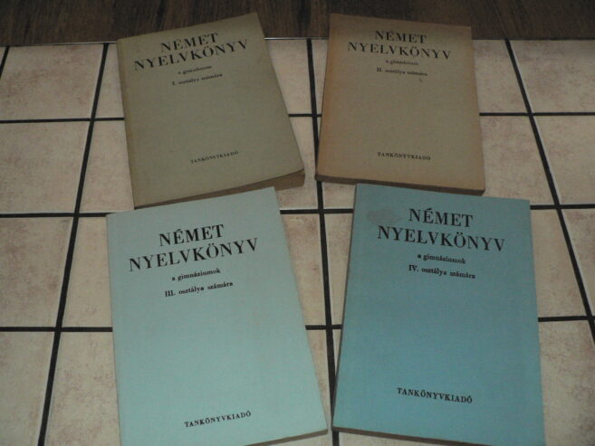 1970-es évekbeli Gimnáziumi német nyelvkönyvsorozat I-IV.