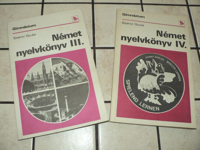 Gimnáziumi német nyelvkönyv sorozat I-IV.