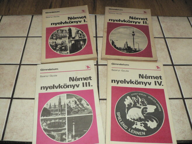 Gimnáziumi német nyelvkönyv sorozat I-IV.