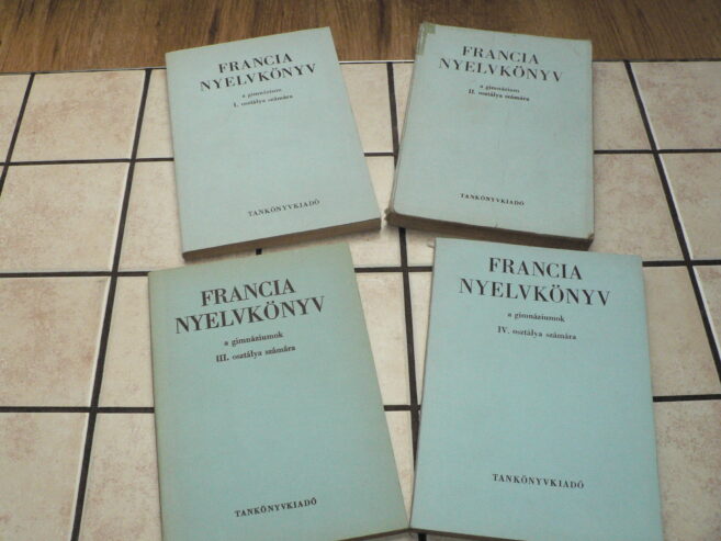 1970-es évekbeli Gimnáziumi francia nyelvkönyvsorozat I-IV.