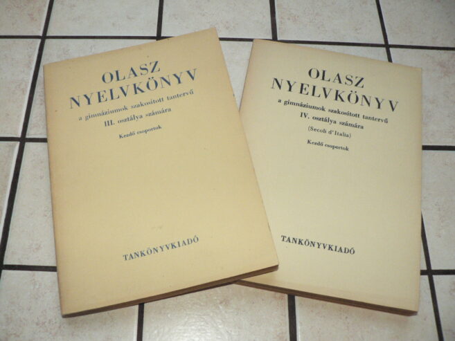 Olasz nyelvkönyv III-IV. a gimnáziumok szakosított osztályai számára