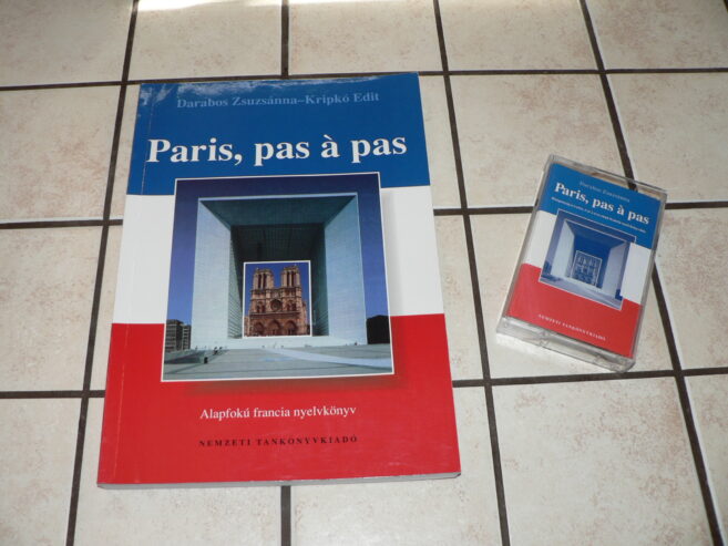 Paris, pas á pas – Alapfokú francia nyelvkönyv + könyv MP3 hanganyaga